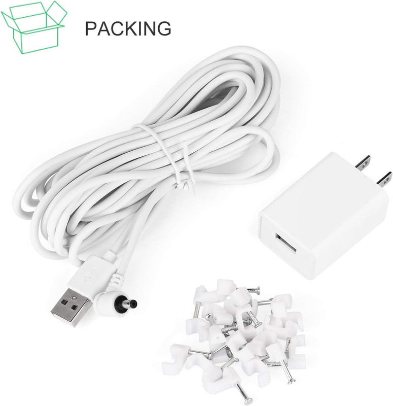 Power Adapter for Stick up Cam Battery(3Rd Gen), with 30Ft/9M Weatherproof Outdo gallery