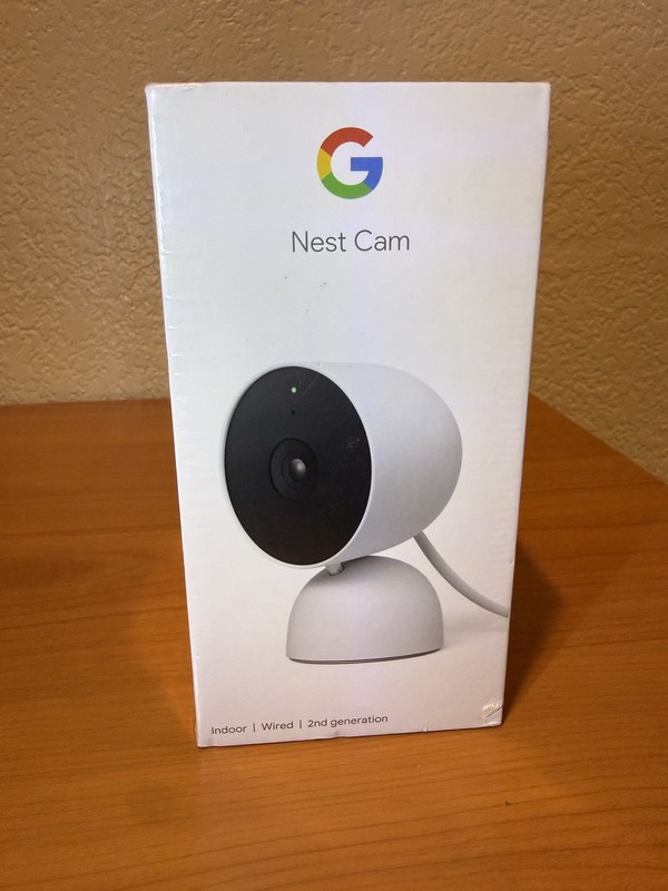 NEW Google Nest Cam Indoor Wired 2nd Gen Security Camera 1080p HDR Snow Sealed gallery