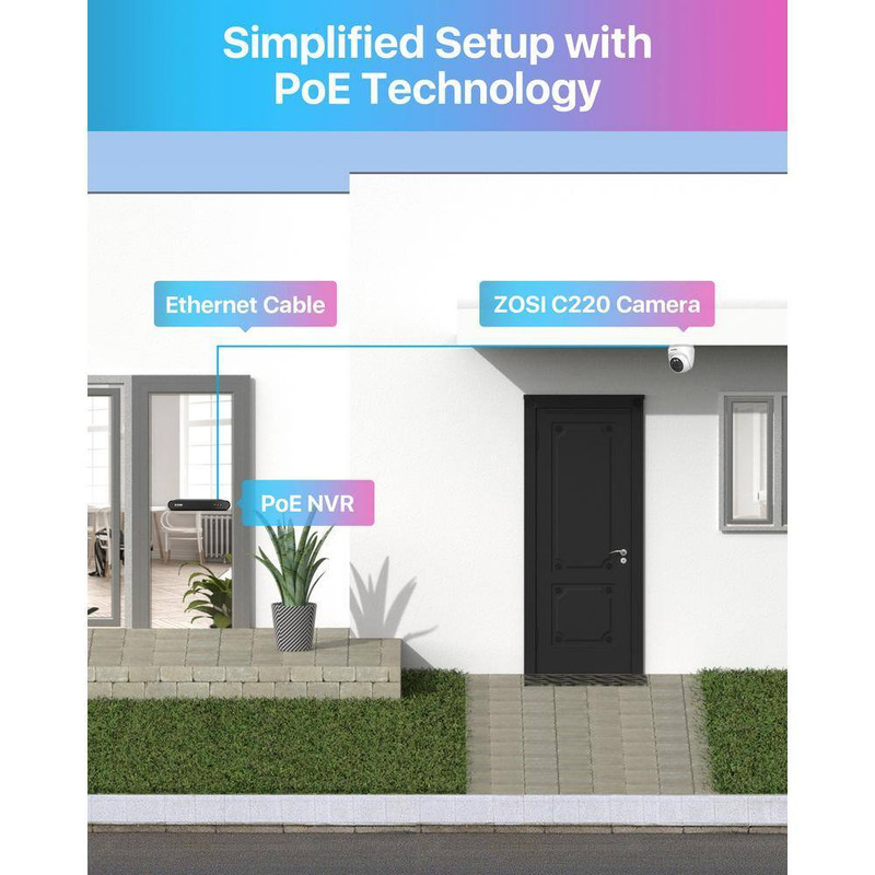 4MP 2.5K Add-On Outdoor IP Security Camera, IP66 Waterproof, Only Work with Same gallery