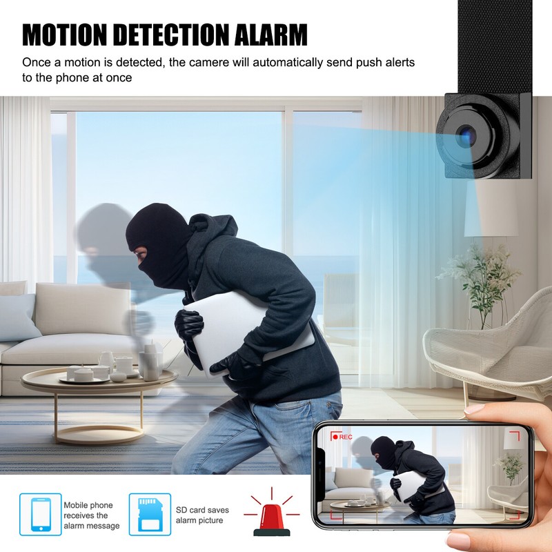 HD 1080P 4K Cam Wireless WiFi Security Mini Micro Pinhole Screw DIY Video Camera gallery