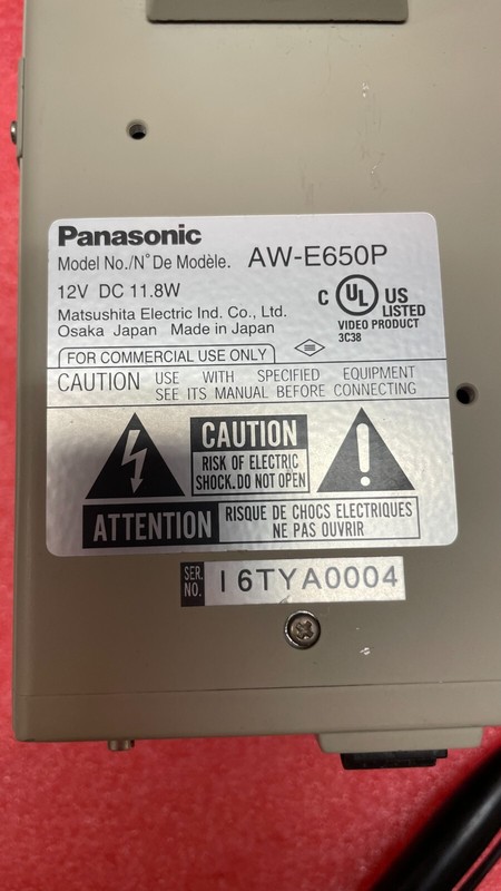 Panasonic AW-E650P Video Camera with Fujinon AW-LZ16MD73P gallery