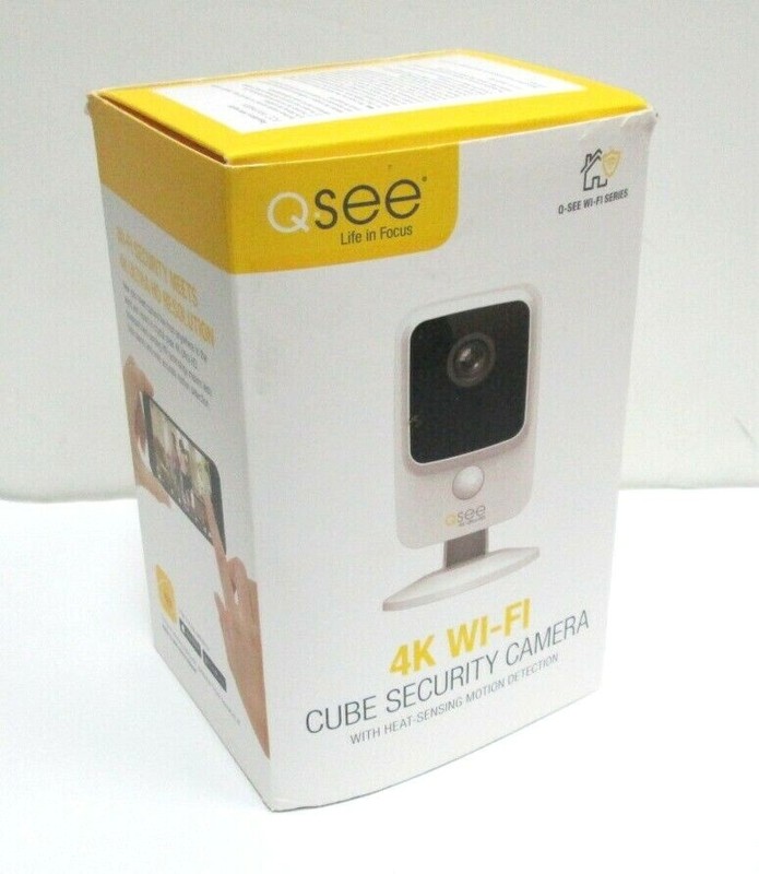 NICE Q-SEE 4K UHD Smart Home Wi-Fi Cube Camera (White) Free Ship MSRP $190