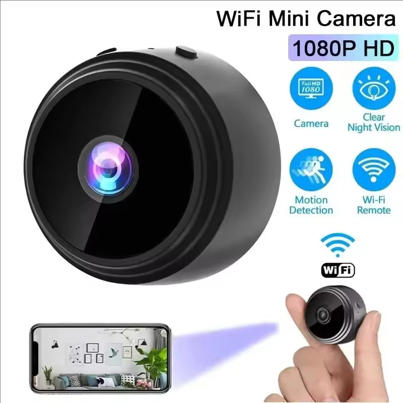 A9 Mini WiFi IP Camera 1080P HD Wireless Home Security Night Vision USB DVR