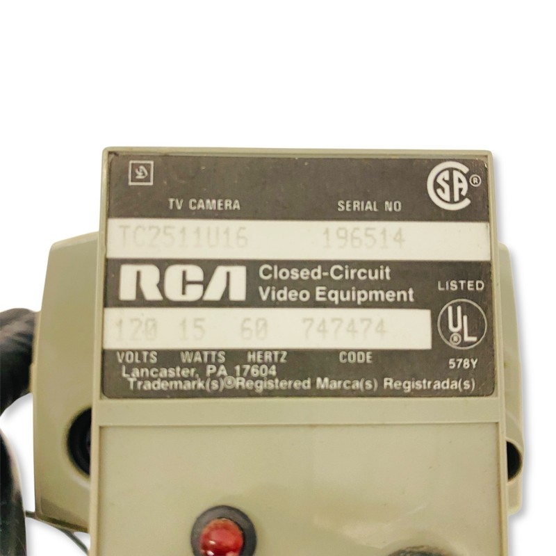 RCA CCTV Close Circuit Video Camera TC2511U16 with 16mm f/1.4 Lens gallery