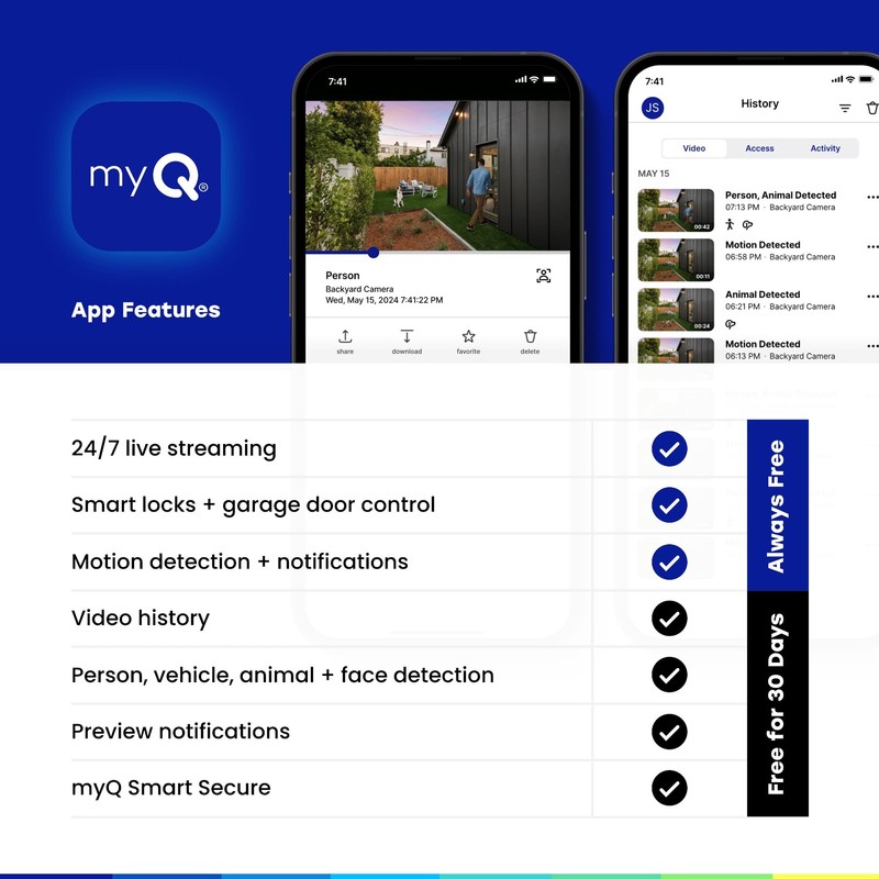 CHAMBERLAIN myQ Smart Outdoor Wired Camera gallery