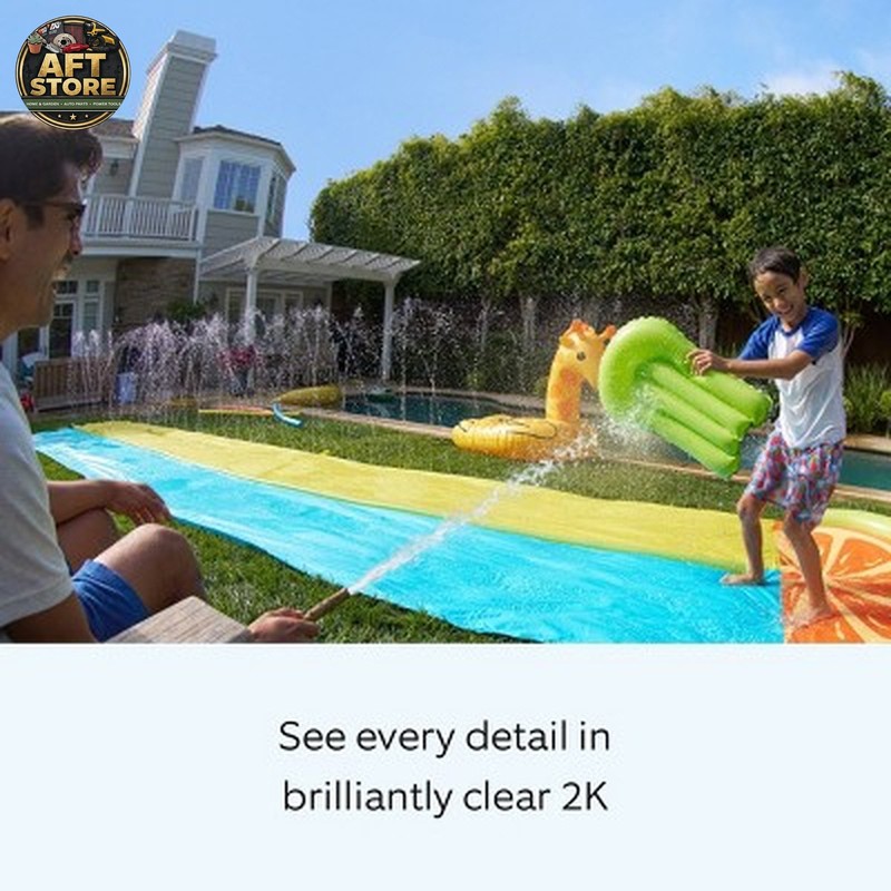 Ring Outdoor Cam Plus 2K Video - White gallery