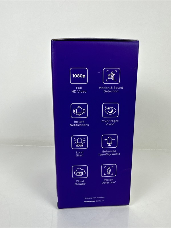 Roku Indoor Camera SE WiFi Connected, Smart Home Wired Security Surveillance gallery