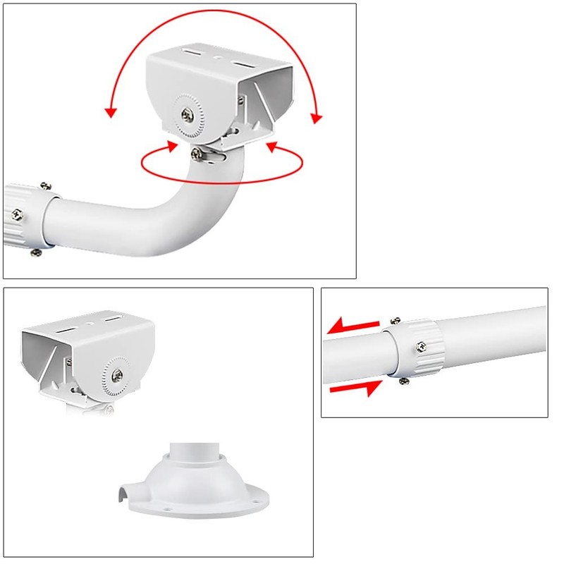 CCTV Security Camera Mount Bracket, Telescopic Adjustable Universal Wall Moun... gallery