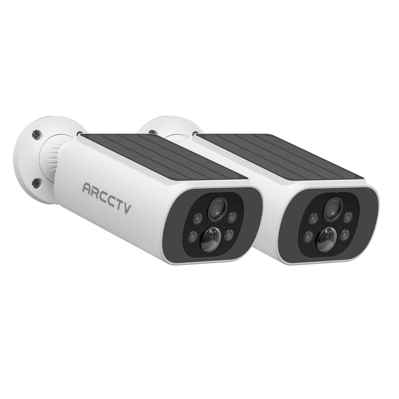 ARCCTV Solar Security Cameras Wireless Battery Powered Outdoor Motion Detection