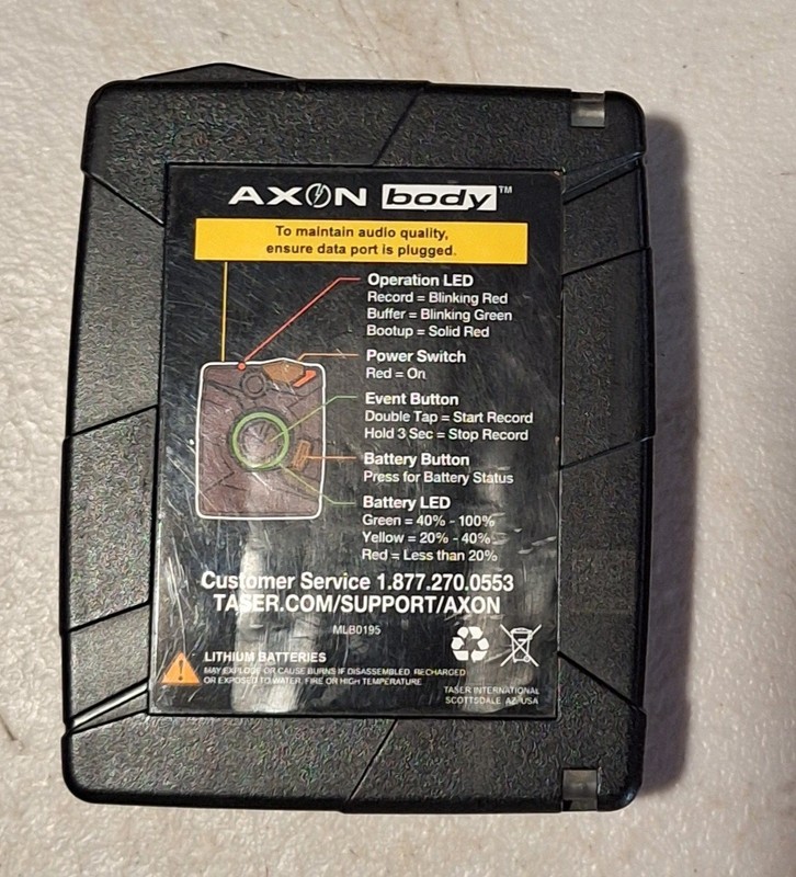 Axon Body 1 Cameras (Lot of 10), 5 Clip Holsters + 10 Charging Cords - FOR PARTS gallery