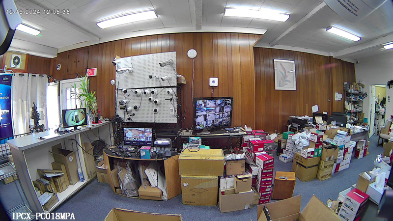 8MP PoE Fisheye Panoramic Dome Camera Built-in MIC/Speaker/SD Card Slot gallery