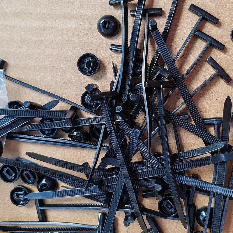 100Pcs Nylon Universal Cable Tie Buckle, Heavy Duty Self-Locking Free Shipping