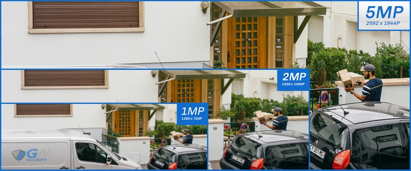 8 Channel 4K DVR (4) 5MP Waterproof HD-TVI AI Bullet Security Camera System gallery