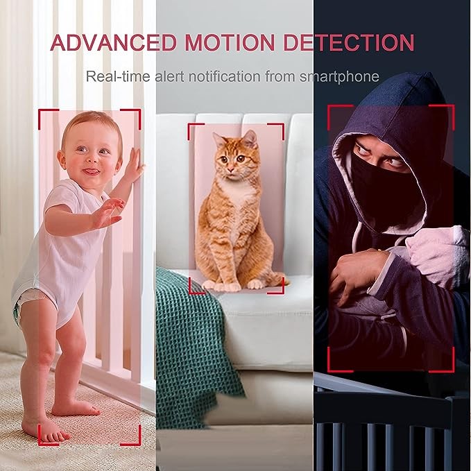 LaView F1 Security Camera 4 PACK 1080P (LV-PWF-1-4PK) - White gallery