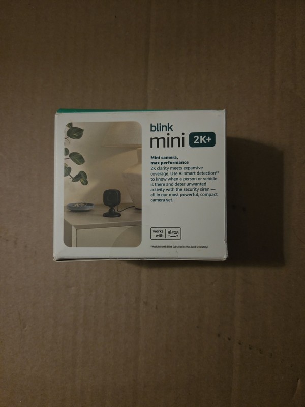Blink - Mini 2K+ Compact plug-in security camera, 2K video resolution, Black gallery