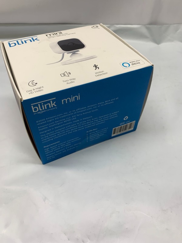 Blink Mini Indoor Plug-In Live HD Smart Security Camera *New gallery