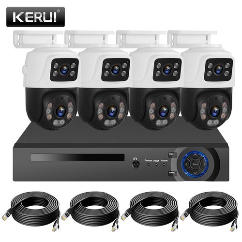 8CH H2.65 NVR 6MP POE Security Camera System Outdoor Home Security Cameras Set