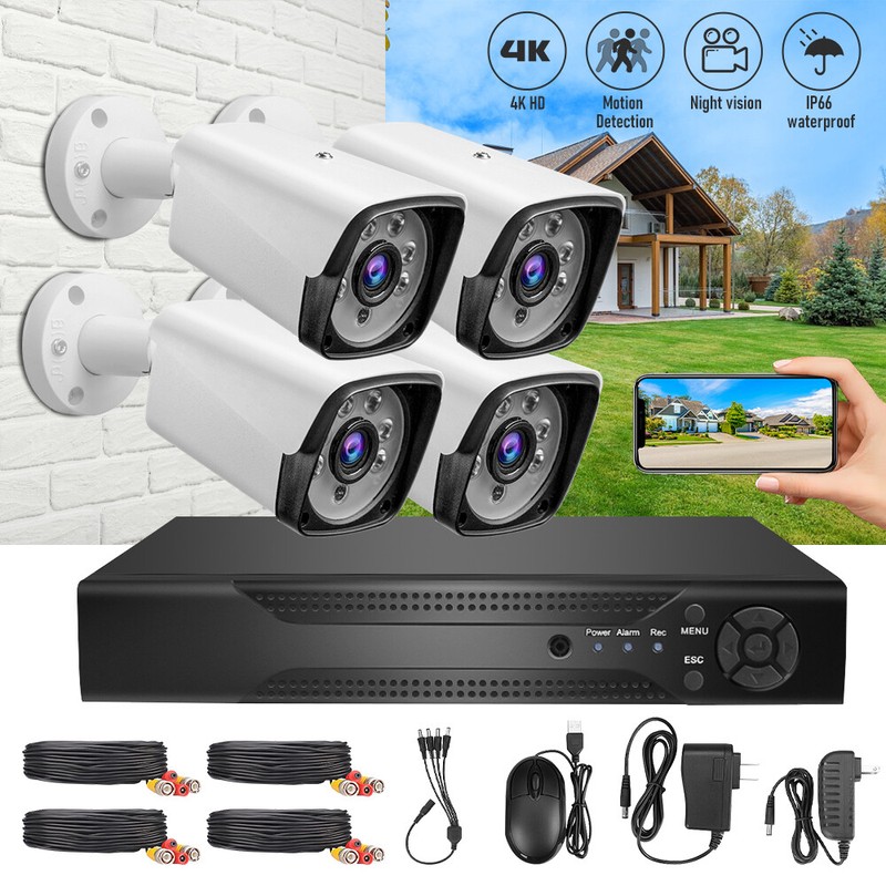 8 Camaras De Seguridad Wifi Exterior 1080P Inalambrica Con Vision Nocturna + 1TB gallery