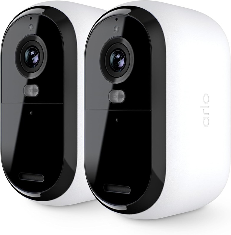 Arlo VMC3250-100NAR Essential 2nd Gen 2K, 2-cam, White – Certified Refurbished