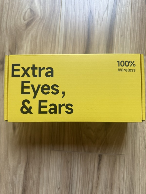 Set of 2 EXTRA EYES & EARS Wireless Outdoor 2K Security Camera System