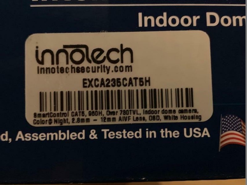 Innotech Indoor Security Dome Camera gallery