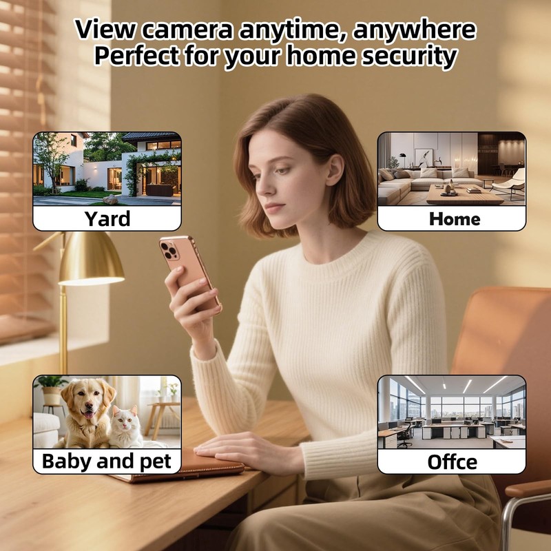 W8 Compact Indoor Plug-in Mini smart Home Security Camera, Support 5GHz & 2.4... gallery