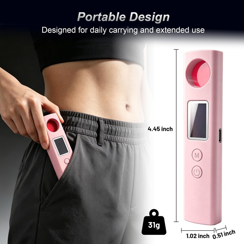 Hidden Camera Detector, 6-in-1 Anti-Spy Camera Finder w/LED Screen, GPS Track... gallery