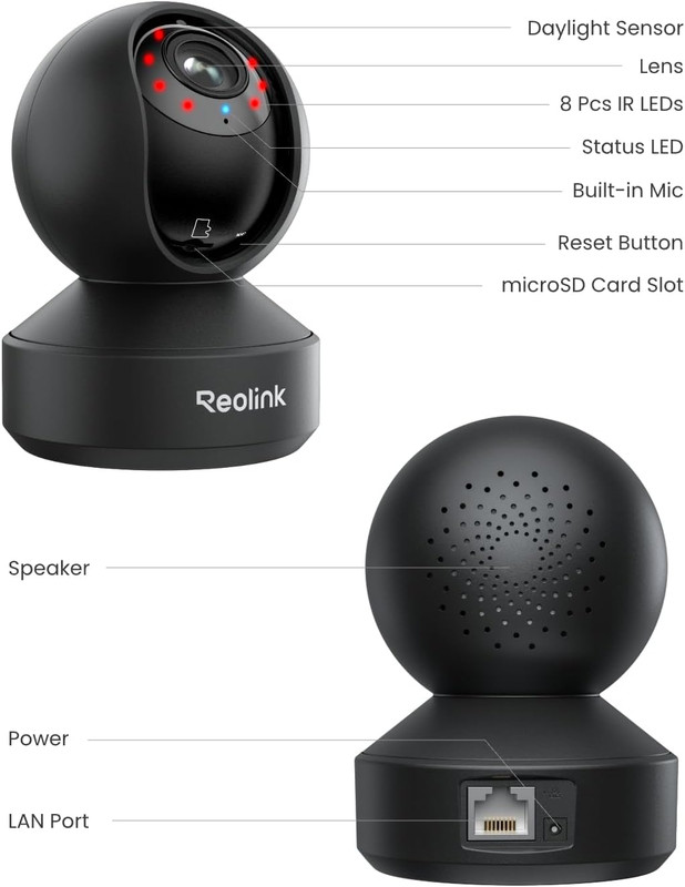 REOLINK 4K Pan & Tilt Dual-Band Wi-Fi 6 Indoor Security Camera with 3X Optical Z gallery