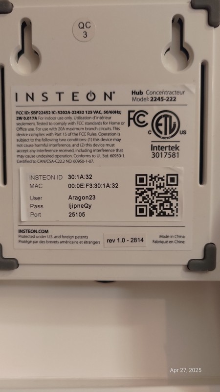 Insteon Hub & Security Camera gallery