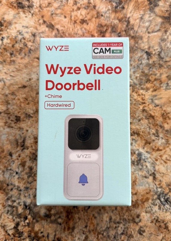 Wyze Video Doorbell + Chime Hardwired. WVDB1, WDBC1.