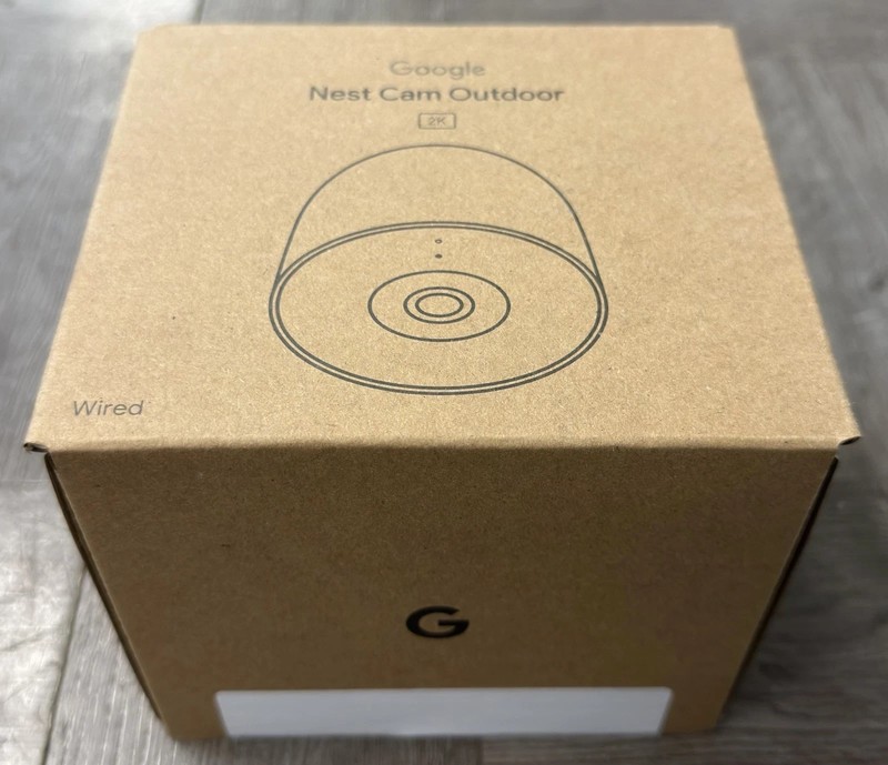 Google Nest Cam Outdoor (WIRED) Security Camera 2nd Gen. 2K HDR GPJ15 (Snow) NEW