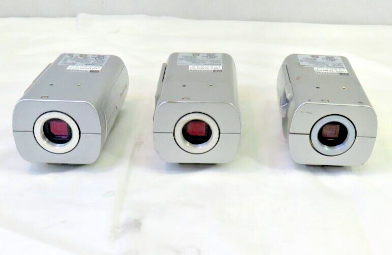 Panasonic Indoor Network Security Camera WV-SP509, Lot of 3, FOR PARTS/ REPAIR