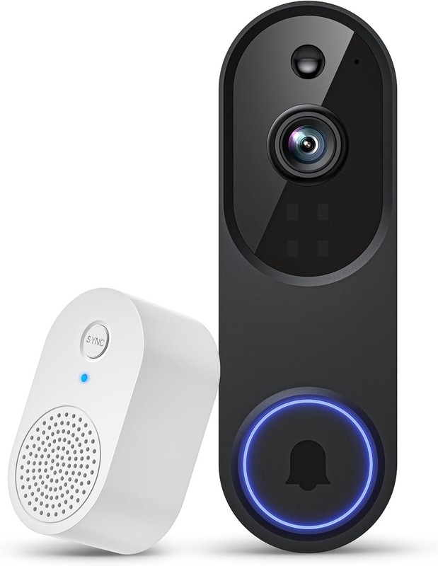 Elegant 1080P Home Security Doorbell Camera with AI Detection & Cloud Storage gallery