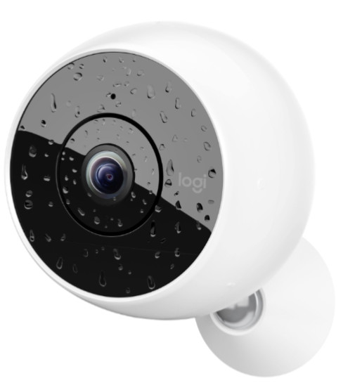 Logitech Circle 2 Wireless Battery Camera * TESTED * WORKS GREAT *