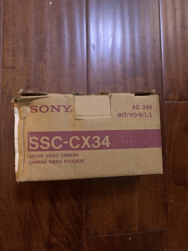 Sony SSC-CX34 1/3 in High Resolution DSP Color Camera with Sony VCL-0637H Lens