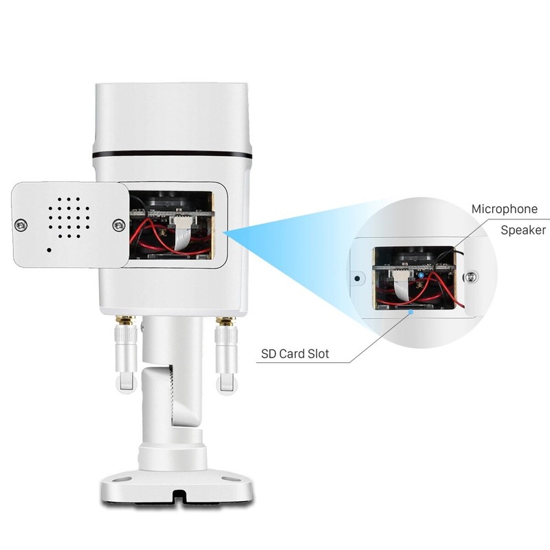 Security 5MP IP Camera WiFi Outdoor Color Night Vision Spotlight Bullet gallery