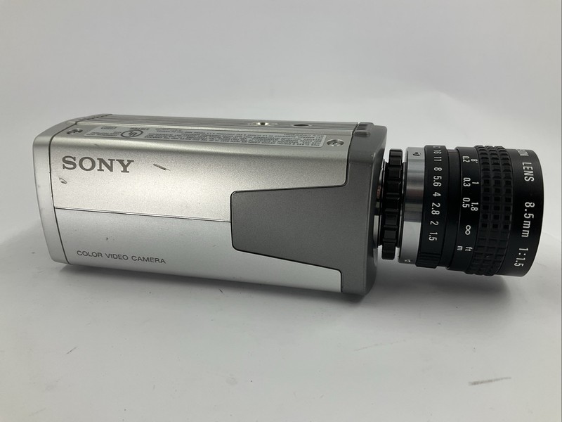 Sony SSC-DC374 Color Video Camera w/ Cosmicar Lens 8.5mm 1:1.5 gallery