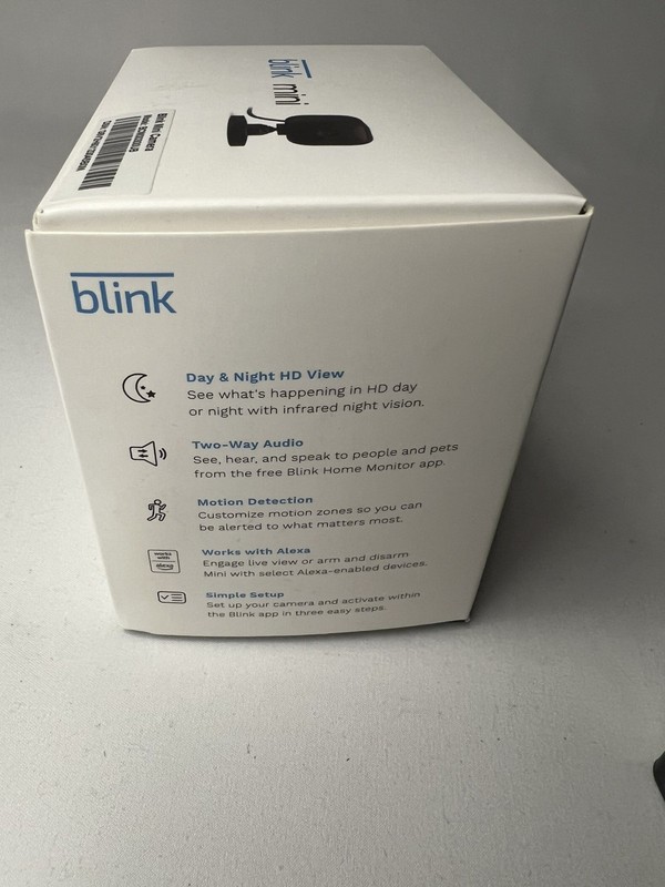 Blink Mini — Compact Indoor Plug-In Smart Security Camera 1080p HD Gen 1 gallery