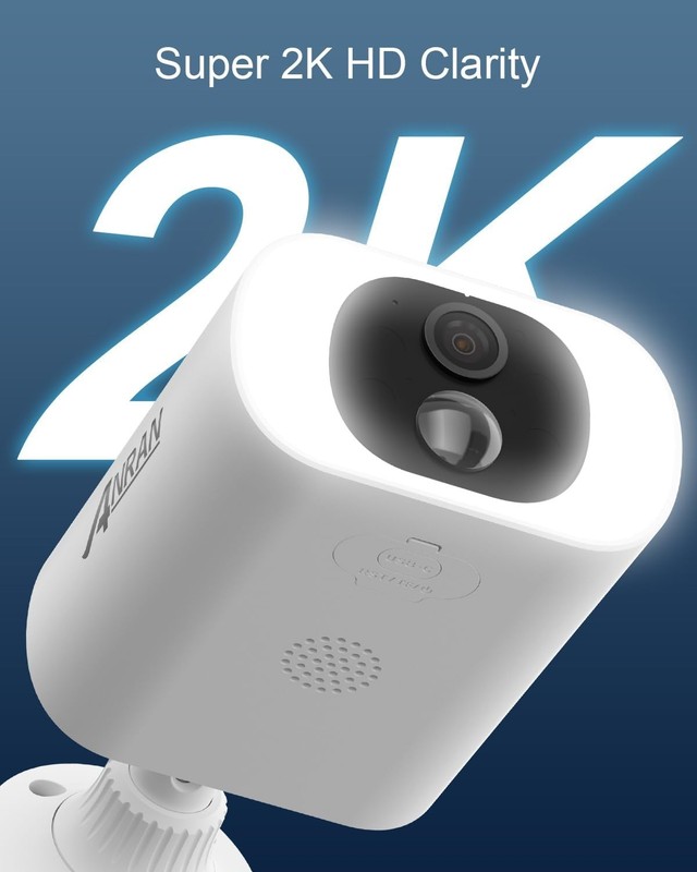 2-Cam Solar-Powered Security Camera Pack with Live Alerts & Alexa Compatibility gallery