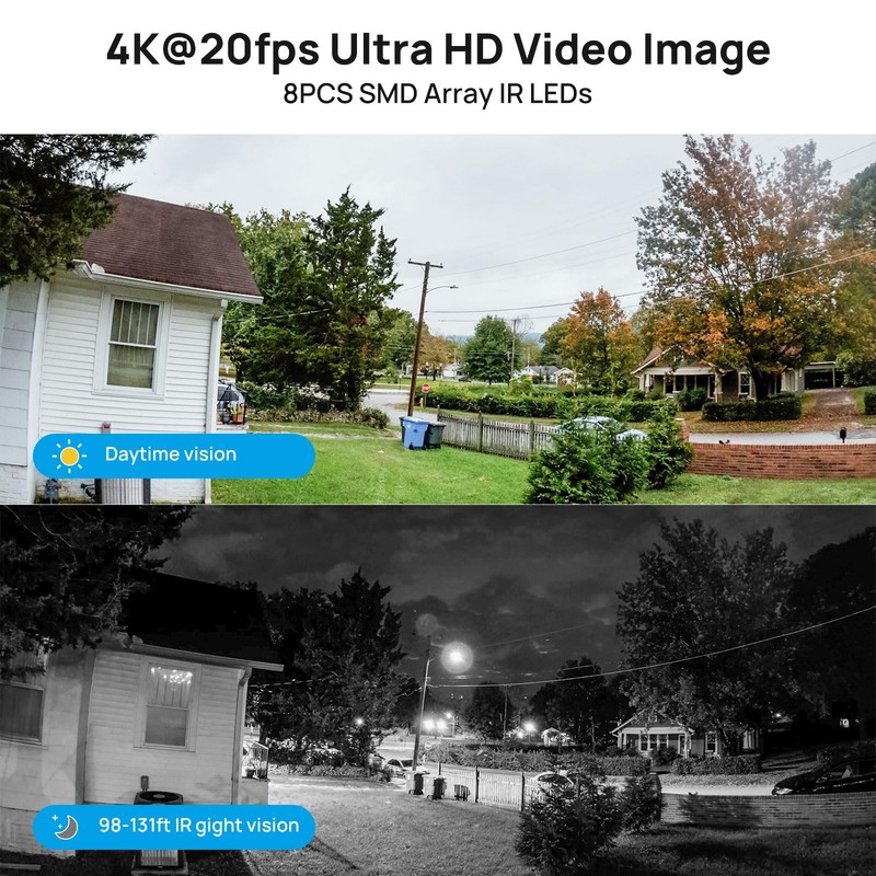 4K 8MP Dome PTZ Camera Outdoor, 2.7~13.5mm Motorized Lens with 5X Optical Zoo... gallery