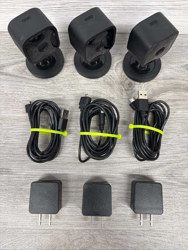 3 Blink Mini Indoor Plug-In Live HD Smart Security Cameras—Model BCM00300U gallery