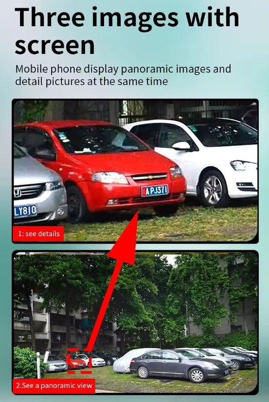 4Lens 16k WiFi Ip Camera 10x Zoom 360* Degrees Rotation - 2 Ways Comunication gallery