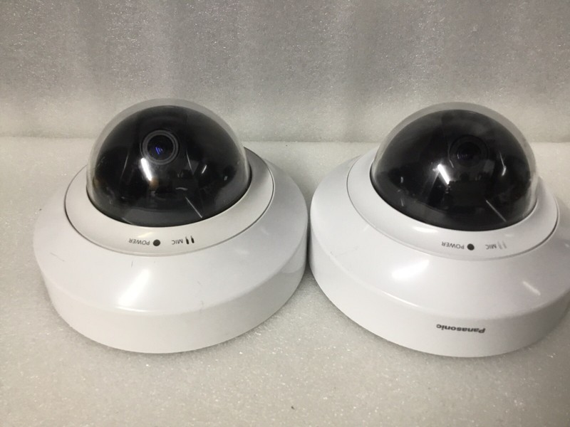 Lot of 2 Panasonic BB-HCM527A IP Security Color Dome Cameras PoE 1080p UNTESTED!