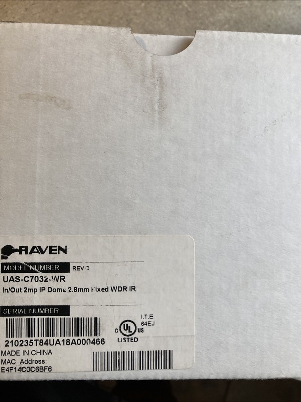 RAVEN Open Eye Mini Dome Camera Wired UAS-C7032-WR ( Lot of 22 cameras) gallery