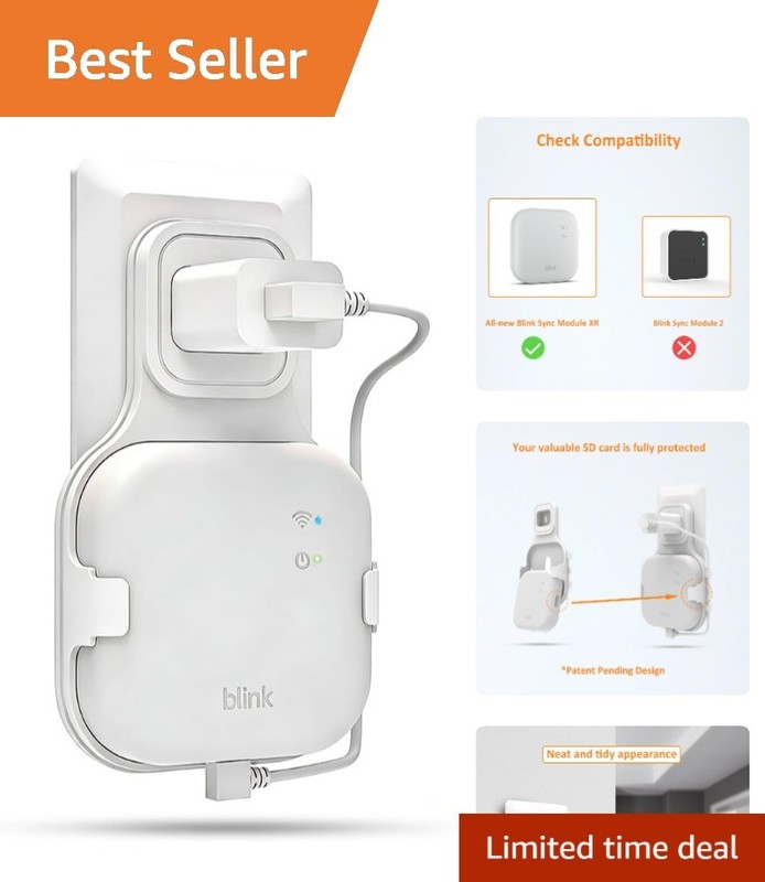 Blink Sync Module XR Outlet Mount Bracket No Tools Needed USB-C Included