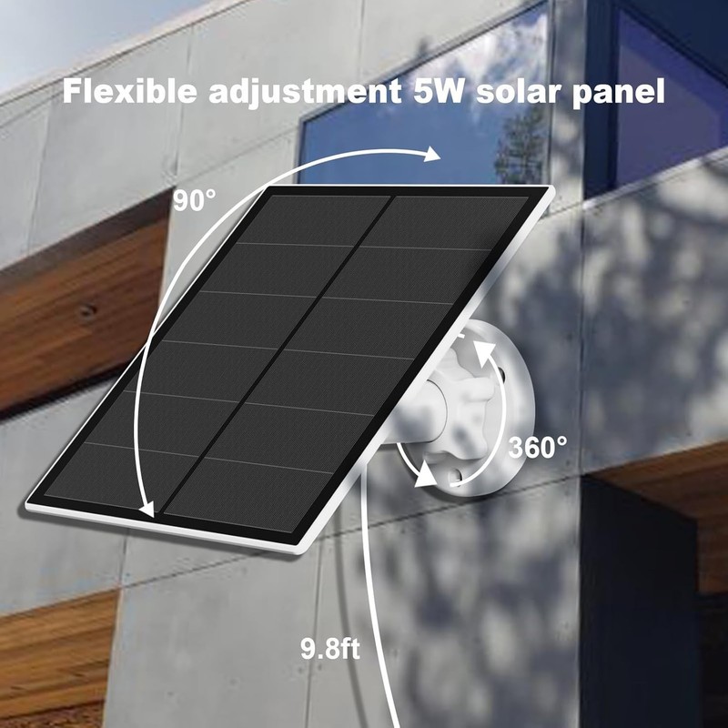 High-Efficiency 5W Solar Panel with Adjustable Mount for Outdoor Surveillance gallery