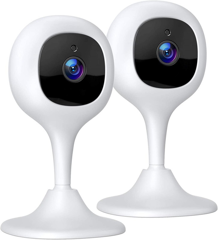 2PCS Baby Monitor Camera with 2-Way Audio 1080P WiFi Home Security Camera