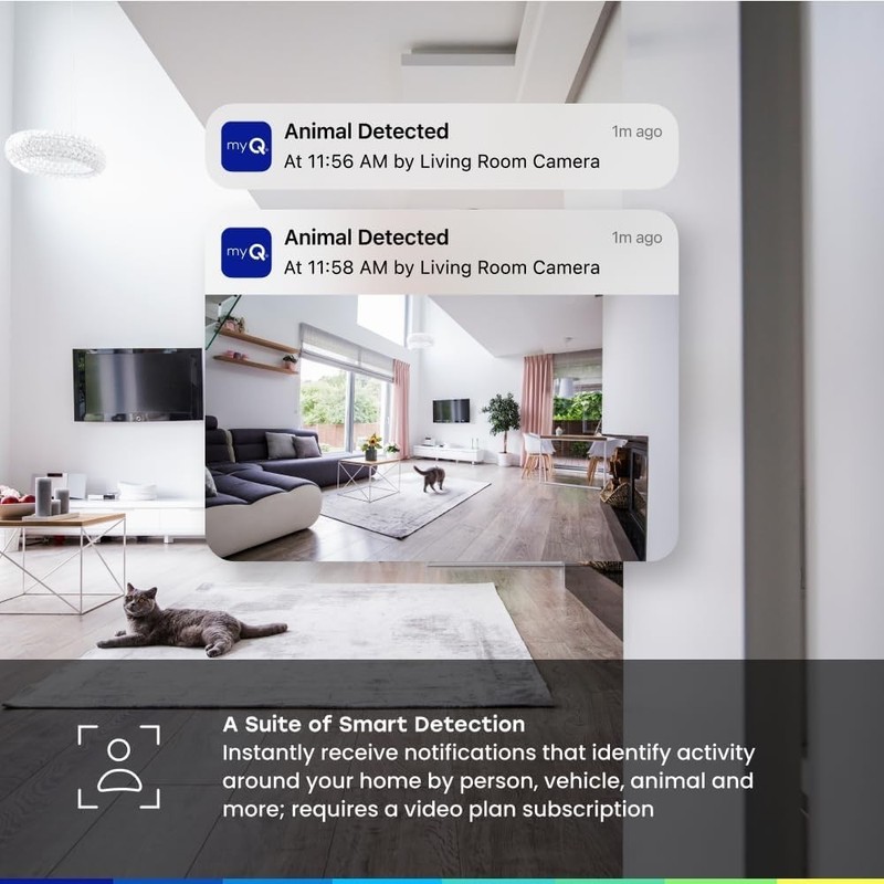 130-Degree Wi-Fi Indoor Camera with Real-Time Alerts and Two-Way Communication gallery