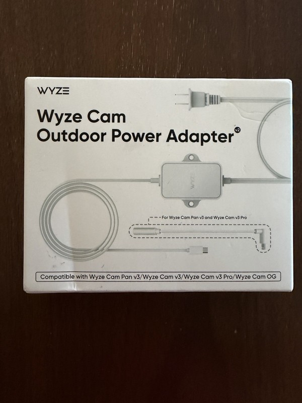 Wyze Outdoor Power Adapter for Wyze Cam Brand New [Cam Sold Separately]