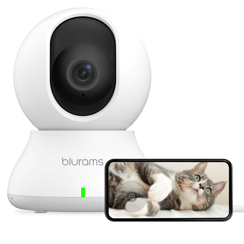 Blurams Security Camera Indoor 2.4G WIFI Pet Baby Child Monitor Night Vision 2K